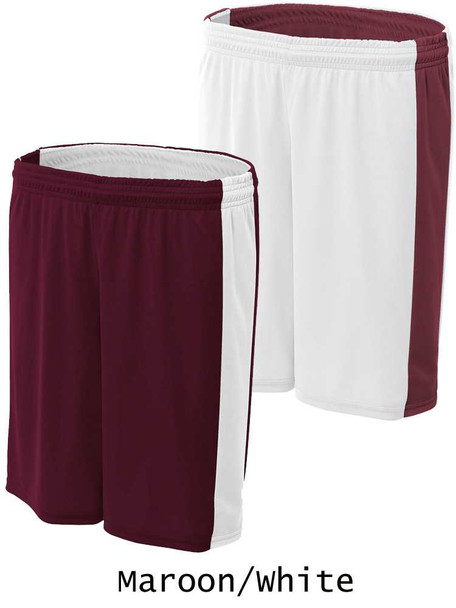 Womens 6" Inseam "Bulldog" Reversible Basketball Shorts Womens All Sports Uniforms