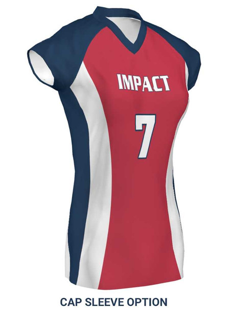 Saver Series - "Major" Short or Cap Sleeve Custom Sublimated Volleyball Jersey Short & Cap Sleeve Volleyball Jerseys All Sports Uniforms