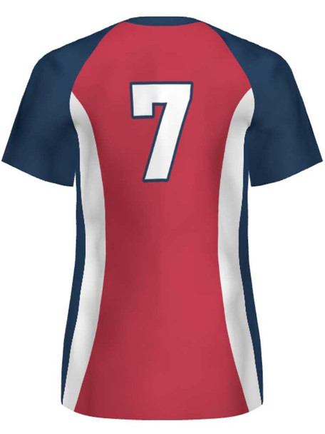 Saver Series - "Major" Short or Cap Sleeve Custom Sublimated Volleyball Jersey Short & Cap Sleeve Volleyball Jerseys All Sports Uniforms