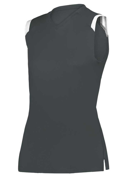 Womens/Girls "Potential" Sleeveless Volleyball Uniform Set with Tight Fitting Shorts Sets w/ Tight Fit Shorts All Sports Uniforms