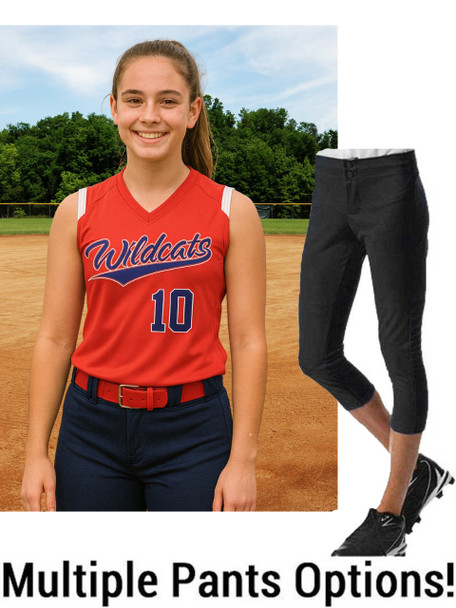 Womens/Girls "Potential" Softball Uniform Set
