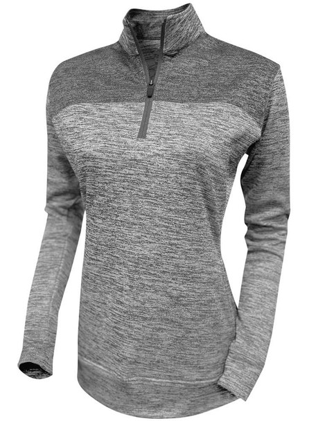 Womens "Intensity" Performance Wicking 1/4 Zip Pullover Womens All Sports Uniforms