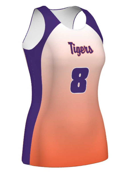 Saver Series - "Ombre" Sleeveless Custom Sublimated Volleyball Jersey Sleeveless Volleyball Jerseys All Sports Uniforms