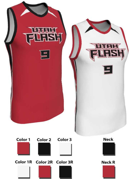 Quick Ship - Adult/Youth "Classic" Custom Sublimated Reversible Basketball Uniform
