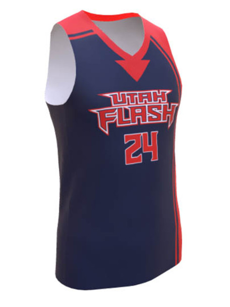 Quick Ship - Womens/Girls "Arsenal" Custom Sublimated Reversible Basketball Uniform