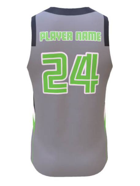 Quick Ship - Womens/Girls "Charge" Custom Sublimated Reversible Basketball Uniform