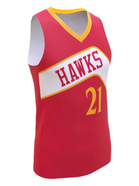 Quick Ship - Womens/Girls "Hawk" Custom Sublimated Reversible Basketball Uniform Quick Ship Womens Reversible Basketball All Sports Uniforms