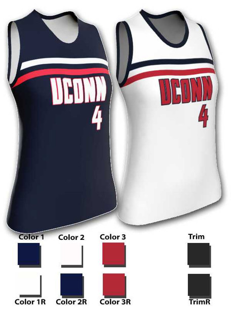 Quick Ship - Womens/Girls "Automatic" Custom Sublimated Reversible Basketball Uniform Quick Ship Womens Reversible Basketball All Sports Uniforms