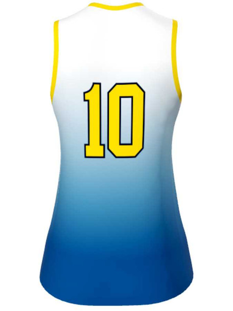 Quick Ship - Womens/Girls "Bullseye Gradient" Custom Sublimated Reversible Basketball Uniform Quick Ship Womens Reversible Basketball All Sports Uniforms