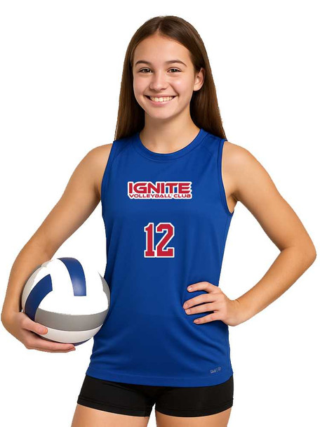 Womens "True Hit" Volleyball Set Sets w/ Tight Fit Shorts All Sports Uniforms