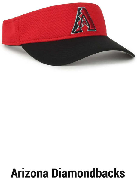 MLB Polyester Velcro Adjustable Replica Visors Caps All Sports Uniforms