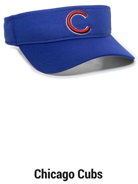 MLB Polyester Velcro Adjustable Replica Visors Caps All Sports Uniforms