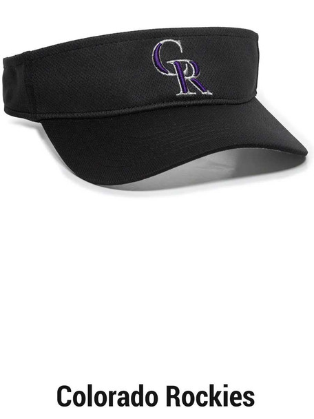 MLB Polyester Velcro Adjustable Replica Visors Caps All Sports Uniforms