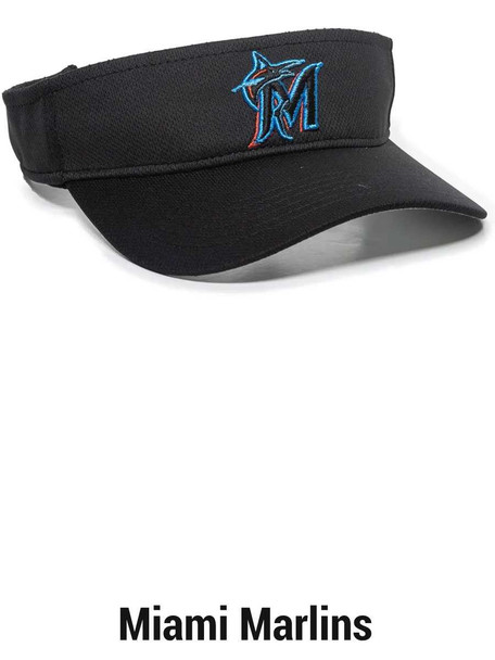 MLB Polyester Velcro Adjustable Replica Visors Caps All Sports Uniforms