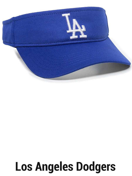 MLB Polyester Velcro Adjustable Replica Visors Caps All Sports Uniforms