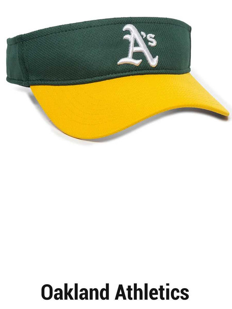 MLB Polyester Velcro Adjustable Replica Visors Caps All Sports Uniforms