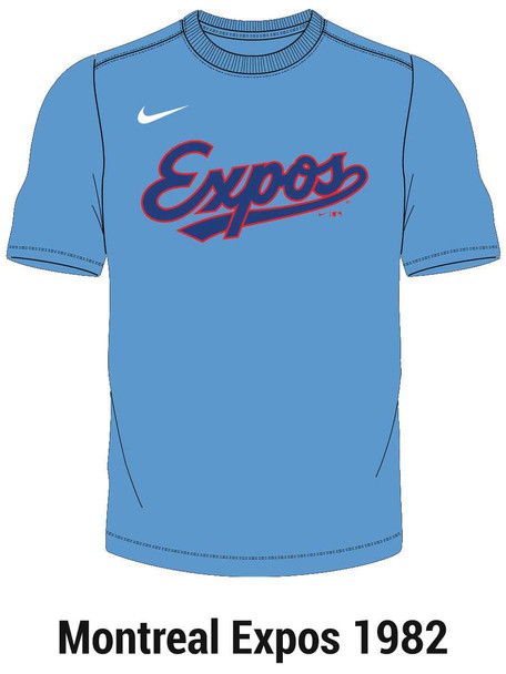 Nike MLB COOPERSTOWN Replica Moisture Control Crew Neck Jersey Jerseys All Sports Uniforms