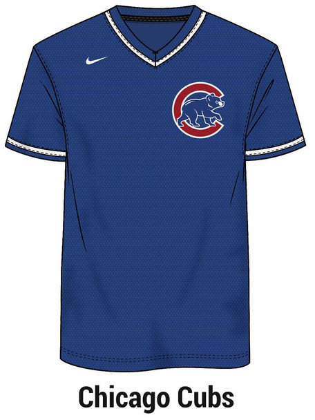Nike MLB Replica Moisture Control V-Neck Jersey Jerseys All Sports Uniforms