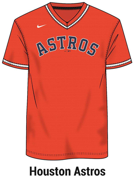 Nike MLB Replica Moisture Control V-Neck Jersey Jerseys All Sports Uniforms