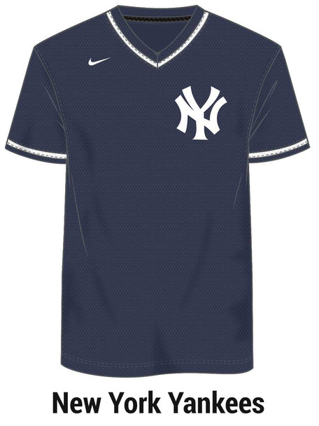 Nike MLB Replica Moisture Control V-Neck Jersey Jerseys All Sports Uniforms