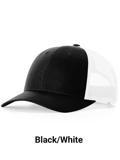 Richardson Two-Tone Low Profile Trucker Baseball Cap Baseball Caps All Sports Uniforms