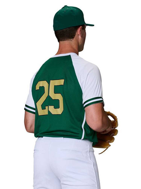 Youth "Showtime" Two-Button Baseball Jersey Youth 2 Buttons All Sports Uniforms