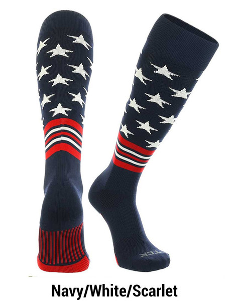 Freedom Over the Calf Softball Sock