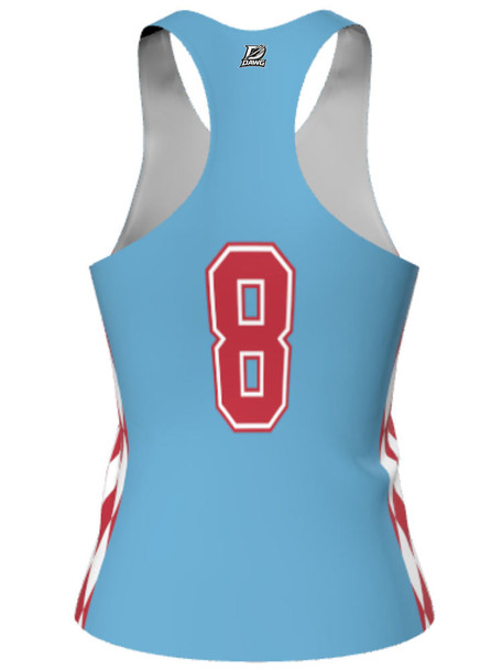 Dawg - Ladies/Girls "Alpha Pack" Custom Sublimated Reversible Lacrosse Pinnie