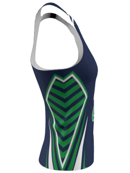 Dawg - Ladies/Girls "Top Dawg" Custom Sublimated Reversible Lacrosse Pinnie Ladies Reversible Pinnies All Sports Uniforms