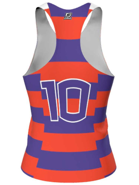 Dawg - Ladies/Girls "First Strike" Custom Sublimated Reversible Lacrosse Pinnie Ladies Reversible Pinnies All Sports Uniforms