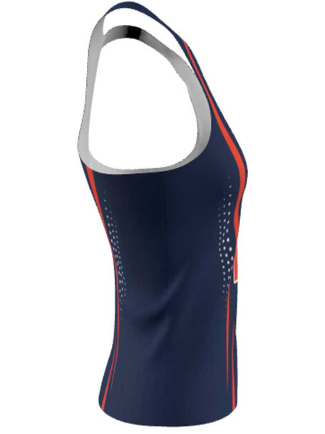 Dawg - Ladies/Girls "No Mercy" Custom Sublimated Reversible Lacrosse Pinnie Ladies Reversible Pinnies All Sports Uniforms