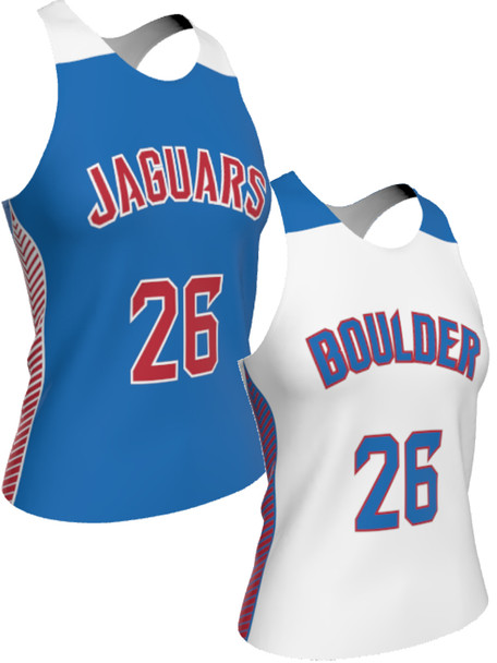 Dawg - Ladies/Girls "Battle Tested" Custom Sublimated Reversible Lacrosse Pinnie