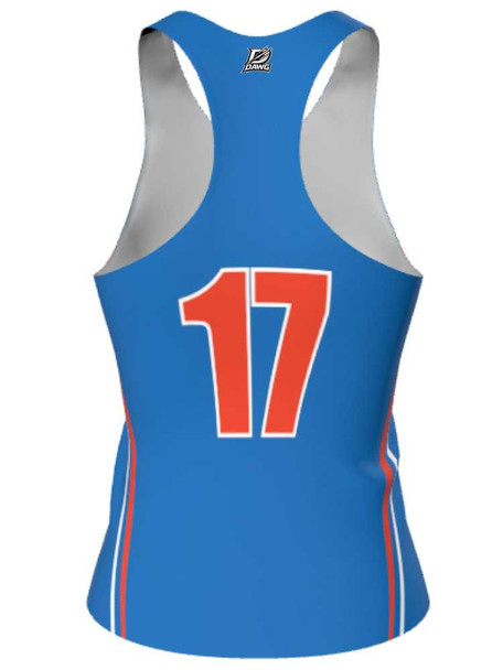 Dawg - Ladies/Girls "Shadow Pack" Custom Sublimated Reversible Lacrosse Pinnie Ladies Reversible Pinnies All Sports Uniforms