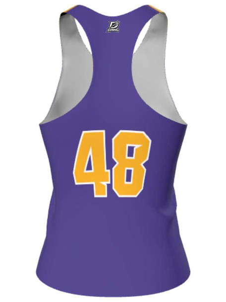 Dawg - Ladies/Girls "Bloodline" Custom Sublimated Reversible Lacrosse Pinnie Ladies Reversible Pinnies All Sports Uniforms