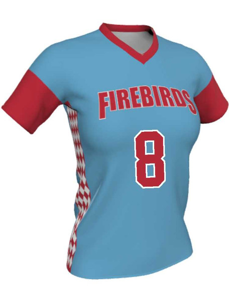 Copy of Dawg - Ladies/Girls "Alpha Pak" Custom Sublimated Short Sleeve Lacrosse Game Jersey Ladies Non-Reversible Jerseys All Sports Uniforms