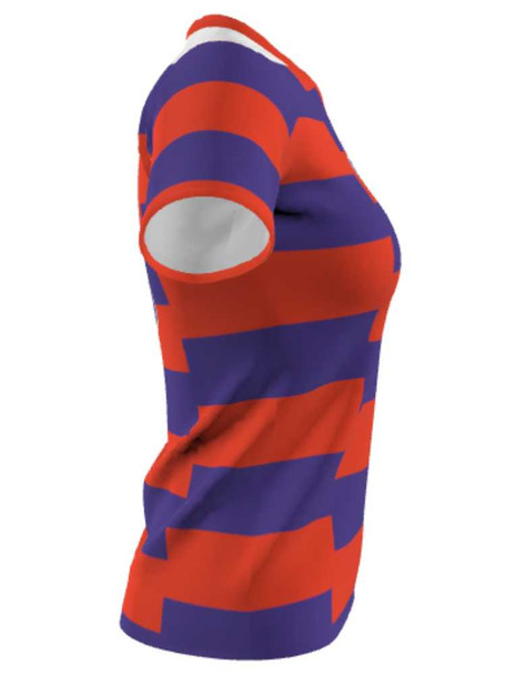 Dawg - Ladies/Girls "First Strike" Custom Sublimated Short Sleeve Lacrosse Game Jersey Ladies Non-Reversible Jerseys All Sports Uniforms