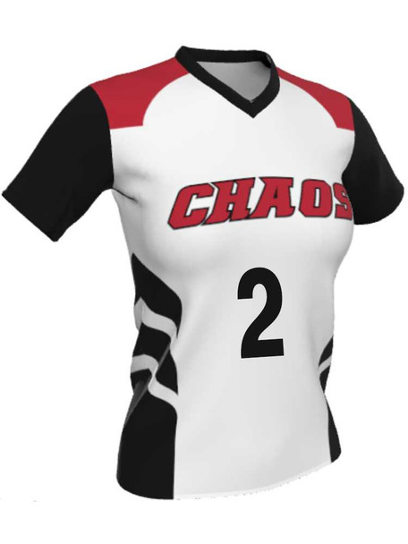 Dawg - Ladies/Girls "Grind" Custom Sublimated Short Sleeve Lacrosse Game Jersey Ladies Non-Reversible Jerseys All Sports Uniforms