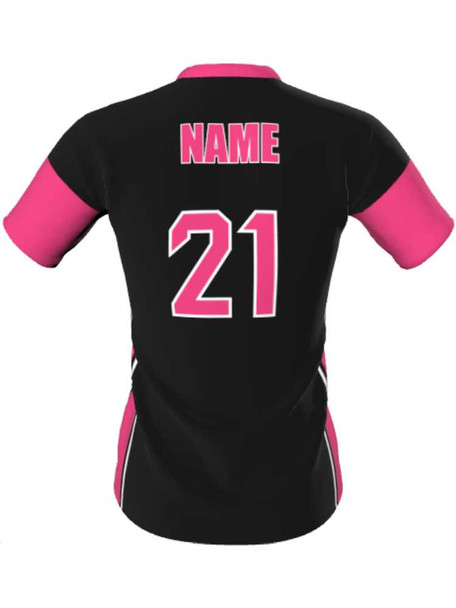Dawg - Ladies/Girls "Relentless" Custom Sublimated Short Sleeve Lacrosse Game Jersey Ladies Non-Reversible Jerseys All Sports Uniforms