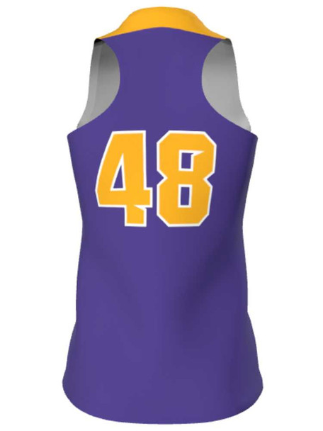 Dawg - Ladies/Girls "Bloodline" Custom Sublimated Racerback Lacrosse Game Jersey Racerback All Sports Uniforms