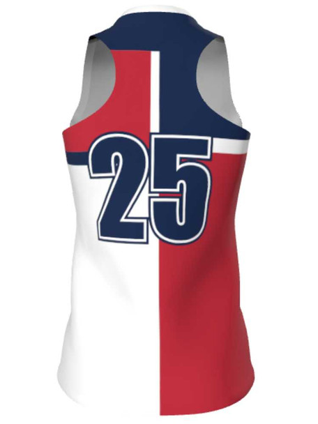 Dawg - Ladies/Girls "Breakaway" Custom Sublimated Racerback Lacrosse Game Jersey Racerback All Sports Uniforms