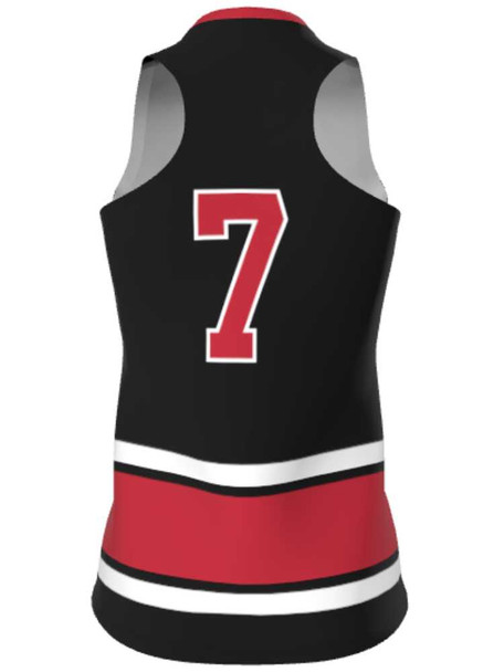 Dawg - Ladies/Girls "Fast Lane" Custom Sublimated Racerback Lacrosse Game Jersey Racerback All Sports Uniforms