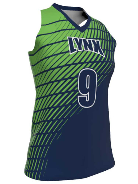 Dawg - Ladies/Girls "Frontline" Custom Sublimated Racerback Lacrosse Game Jersey Racerback All Sports Uniforms