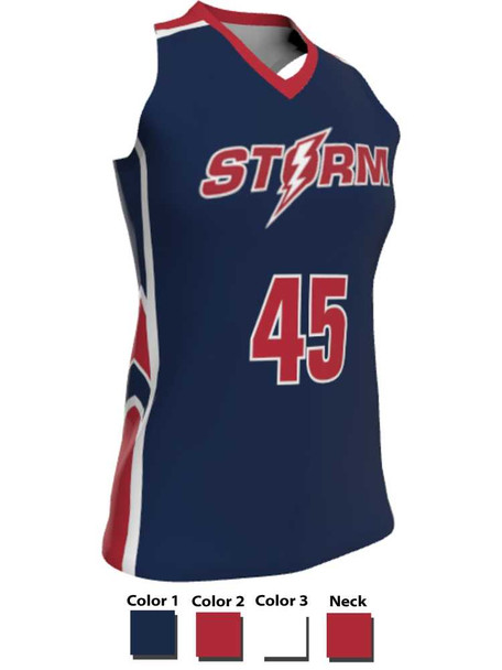 Dawg - Ladies/Girls "Kill Shot" Custom Sublimated Racerback Lacrosse Game Jersey Racerback All Sports Uniforms