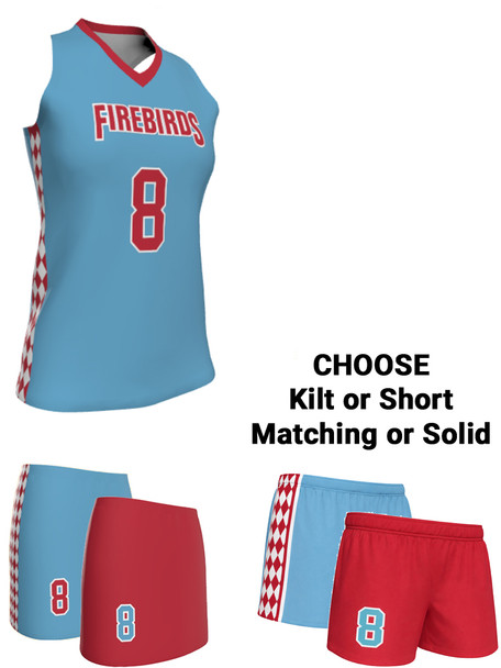 Dawg - Ladies/Girls "Alpha Pak" Custom Sublimated Racerback Lacrosse Uniform