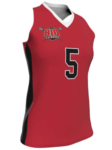 Dawg - Ladies/Girls "Blackout" Custom Sublimated Racerback Lacrosse Uniform Racerback All Sports Uniforms