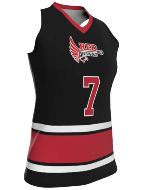 Dawg - Ladies/Girls "Fast Lane" Custom Sublimated Racerback Lacrosse Uniform Racerback All Sports Uniforms