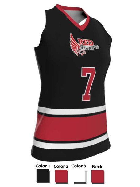 Dawg - Ladies/Girls "Fast Lane" Custom Sublimated Racerback Lacrosse Uniform Racerback All Sports Uniforms