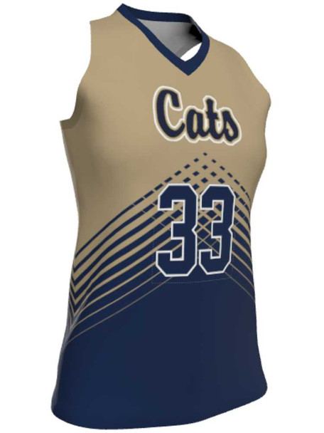 Dawg - Ladies/Girls "Fighter" Custom Sublimated Racerback Lacrosse Uniform Racerback All Sports Uniforms