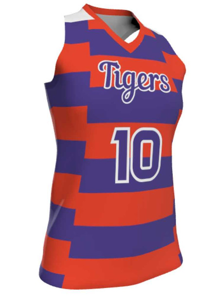 Dawg - Ladies/Girls "First Strike" Custom Sublimated Racerback Lacrosse Uniform Racerback All Sports Uniforms