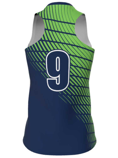 Dawg - Ladies/Girls "Frontline" Custom Sublimated Racerback Lacrosse Uniform Racerback All Sports Uniforms